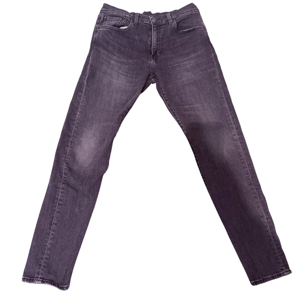 Levis Premium 512 Slim Taper Jeans W31 L32 Faded Black Denim 28833-0245 Mens